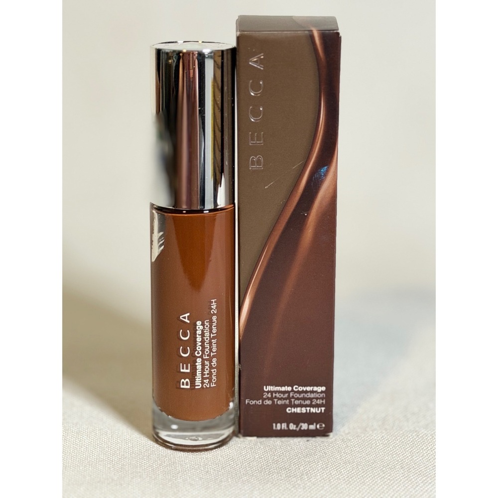 BECCA Ultimate Coverage 24 Hour Foundation Chestnut 1.0oz Full Coverage Liquid